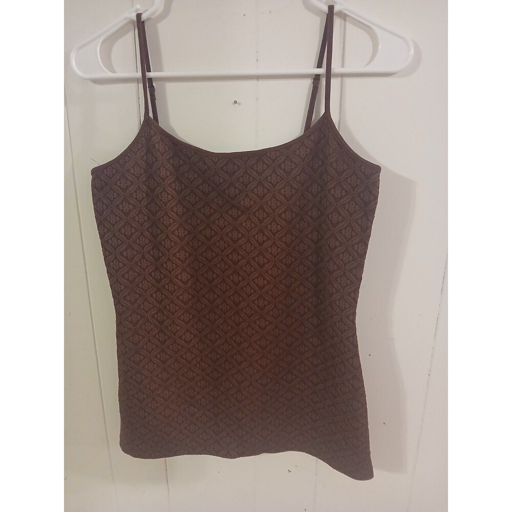 Loft Outlet Women's Spaghetti Strap Tank Top Rust Red Size Medium Casual Boho - Picture 1 of 3